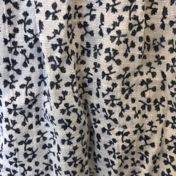 J.  Gee floral dress maxi boho style white and blue size L - Picture 3 of 12